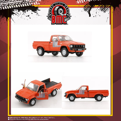 BM Creations 1/64 Toyota 1980 Hilux N60, N70 Orange (LHD) 64B0266