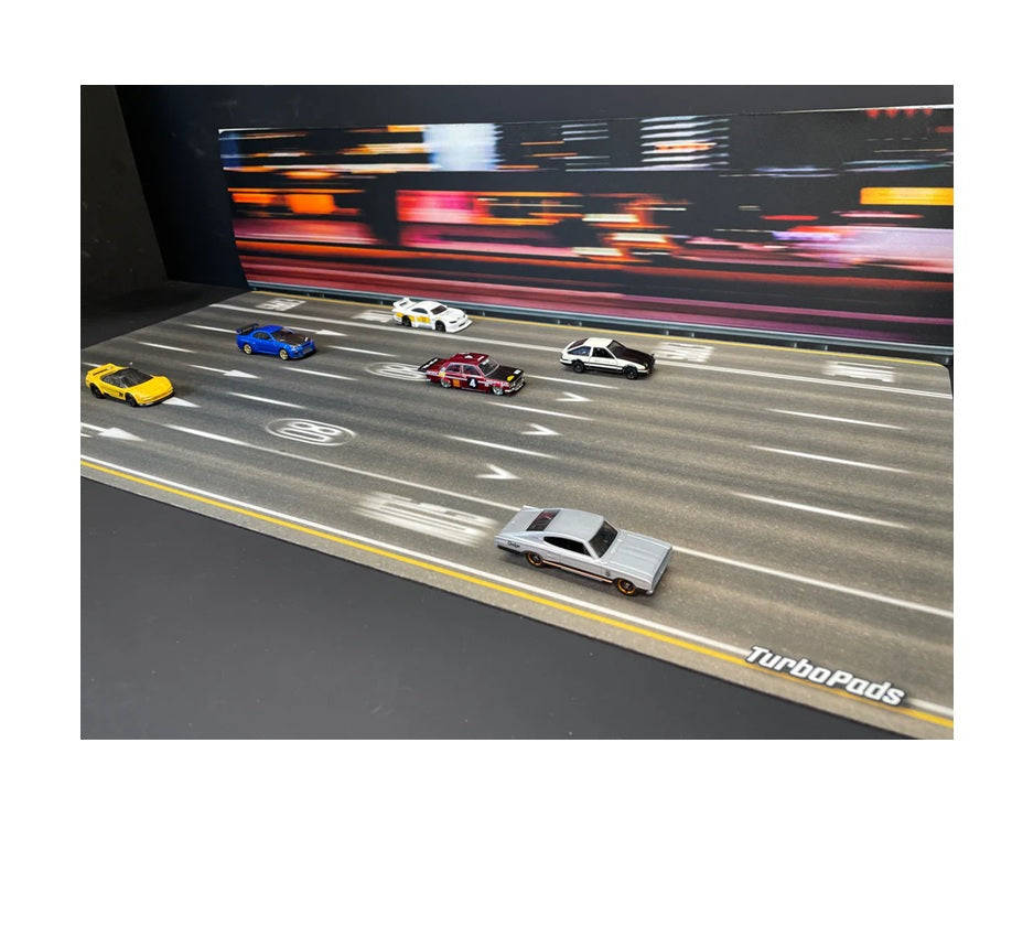 TurboPads 1/64 Highway Desktop Pad 70cm x 35cm