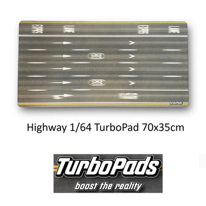 TurboPads 1/64 Highway Desktop Pad 70cm x 35cm