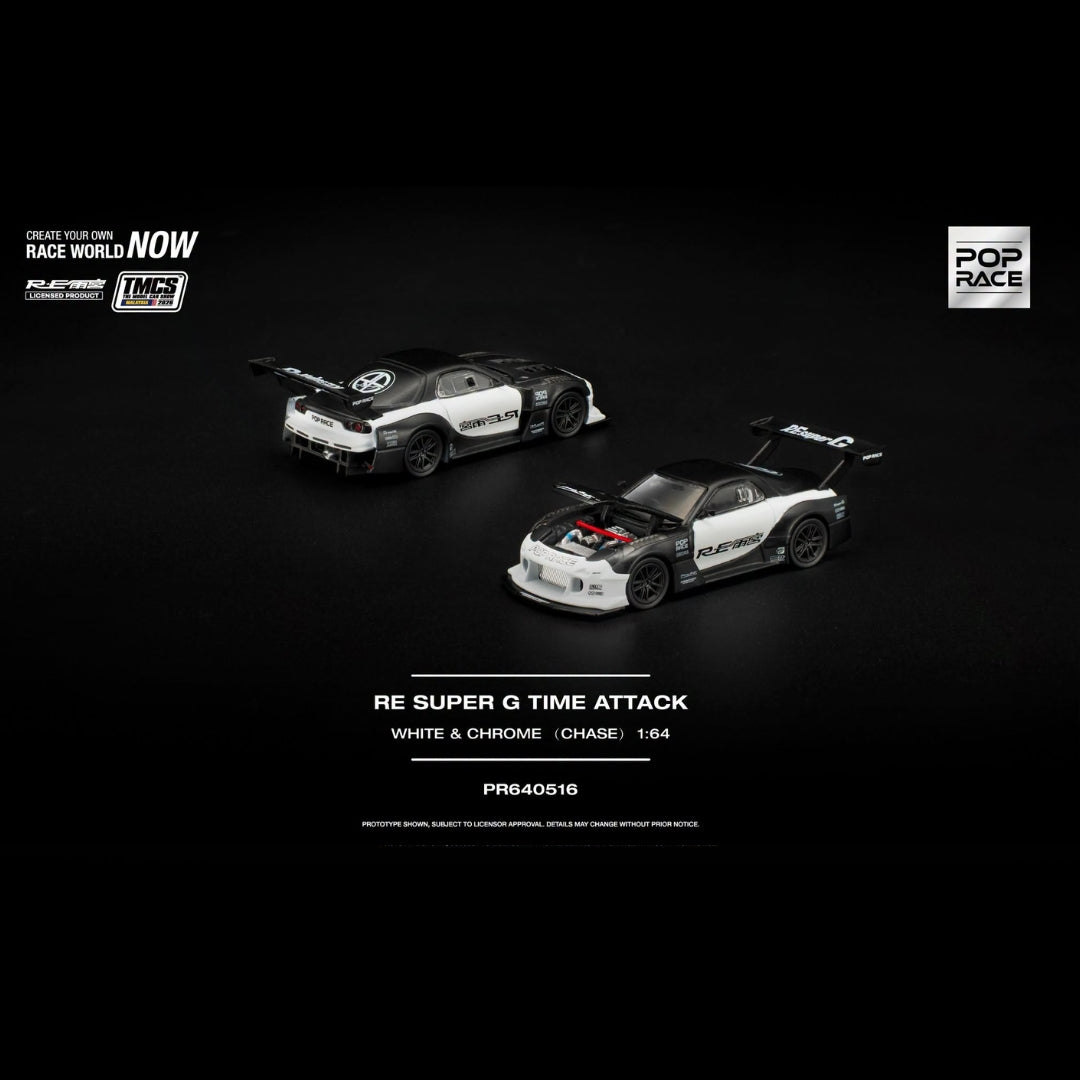 POPRACE 1/64 RE SUPER G TIME ATTACK TMCS 2026 Special Edition PR640516 **Limited ONE per customer** **CHASE CARS ARE RANDOMLY PACKED**