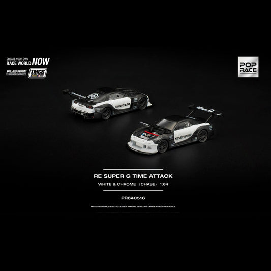 POPRACE 1/64 RE SUPER G TIME ATTACK TMCS 2026 Special Edition PR640516 **Limited ONE per customer** **CHASE CARS ARE RANDOMLY PACKED**