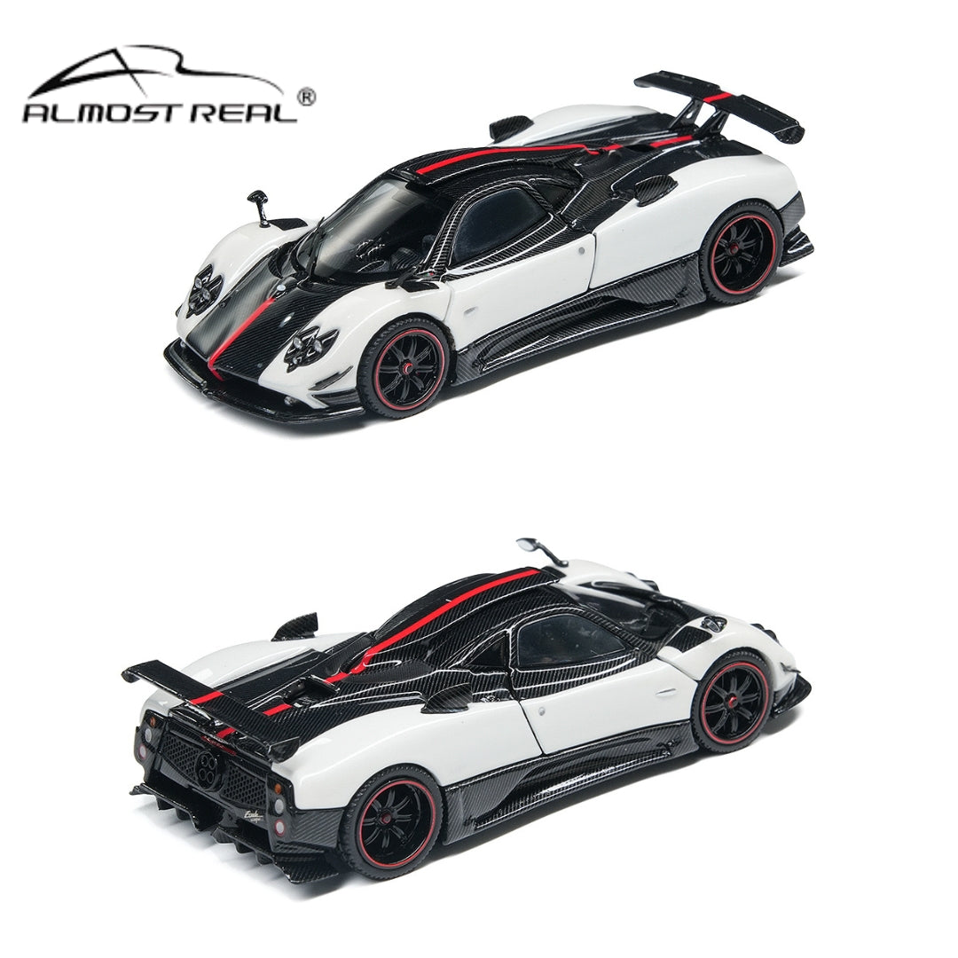 PREORDER Almost Real 1/64 Pagani Zonda Cinque Coupe - 2009 - Bianco Benny 650601001 (Approx. Release Date: SEP 2026 and subject to the manufacturer's final decision)