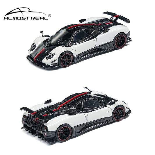 PREORDER Almost Real 1/64 Pagani Zonda Cinque Coupe - 2009 - Bianco Benny 650601001 (Approx. Release Date: SEP 2026 and subject to the manufacturer's final decision)