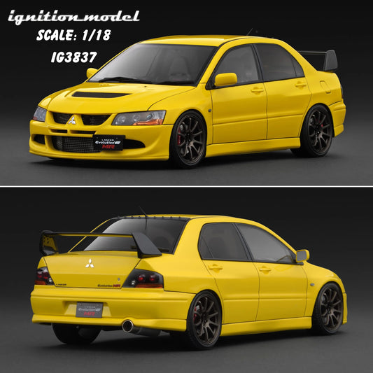 Ignition Model  Mitsubishi Lancer EvolutionⅧ MR (CT9A) Yellow IG3837