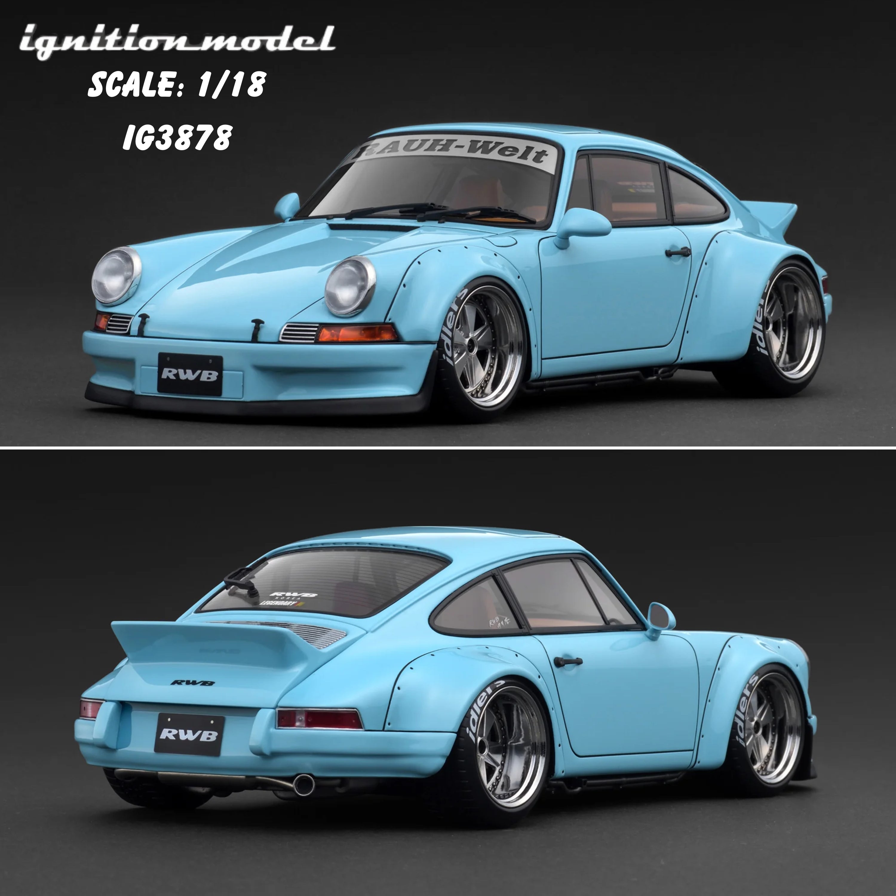 ignition model RWB backdate 水色1/18 Ignition Model RWB Backdate Light Blue IG3878 – Tokyo Station
