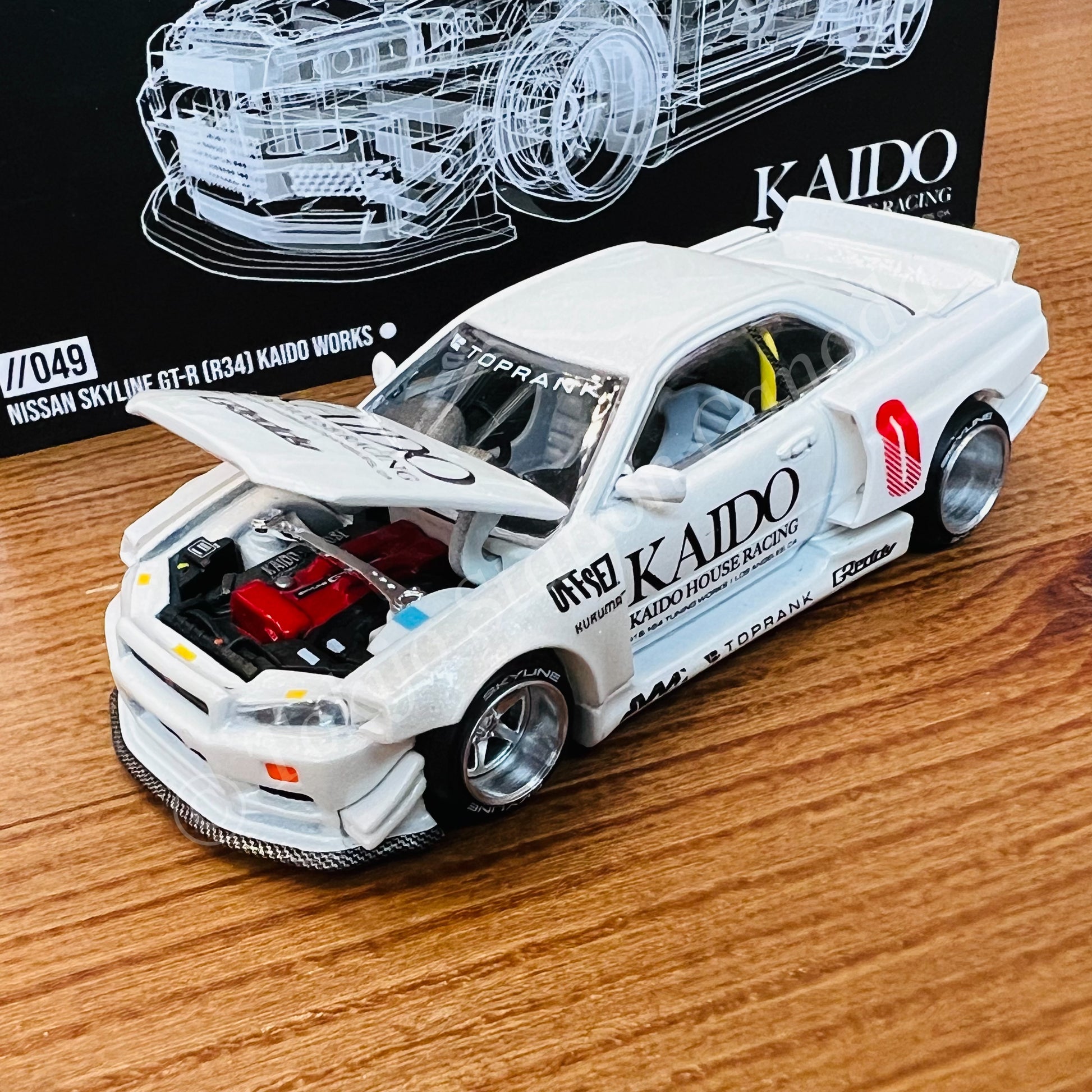 MINI GT x Kaido House 1/64 Nissan Skyline GT-R (R34) Kaido Works