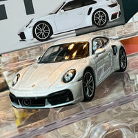 MINI GT 1/64 Porsche 911 Turbo S GT Silver Metallic RHD MGT00354-R