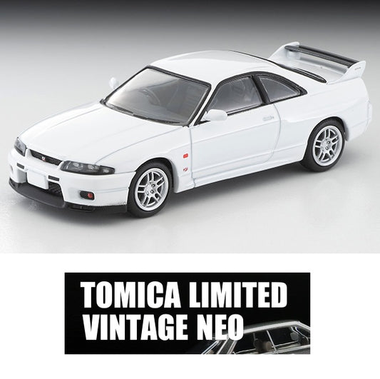 TOMYTEC TLVN 1/64 Nissan Skyline GT-R V-spec N1 (white) 1995 model LV-N308c