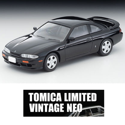 TOMYTEC TLVN 1/64 Nissan Silvia Q's Aero 1995 (Black) LV-N333a