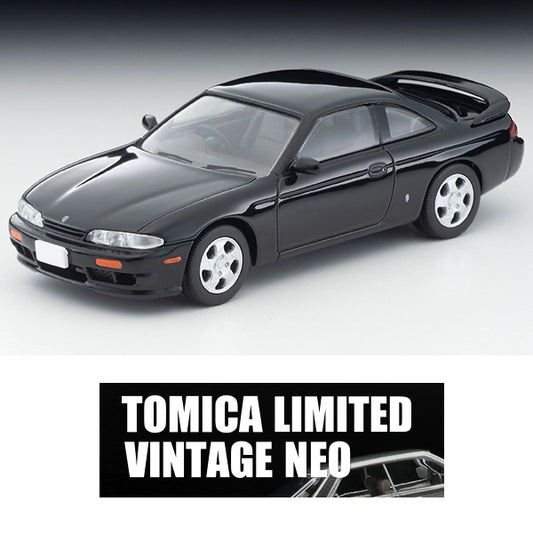 TOMYTEC TLVN 1/64 Nissan Silvia Q's Aero 1995 (Black) LV-N333a