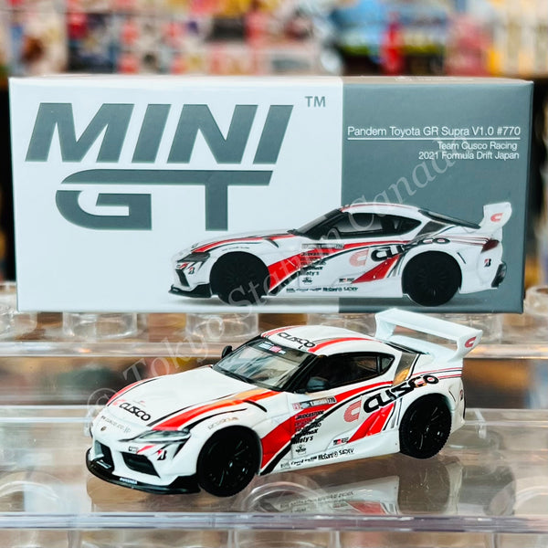 MINI GT 1/64 Pandem Toyota GR Supra V1.0  #770 Team Cusco Racing 2021 Formula Drift Japan RHD MGT00364-R