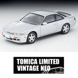 PREORDER TOMYTEC TLVN 1/64 Nissan Silvia K's Aero 1995 (Silver) LV-N333b (Approx. Release Date : DECEMBER 2024 subject to manufacturer's final decision)