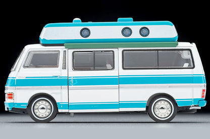 TOMYTEC TLVN 1/64 Nissan CARAVAN Camper White/Sky Blue 1973 LV-N312a