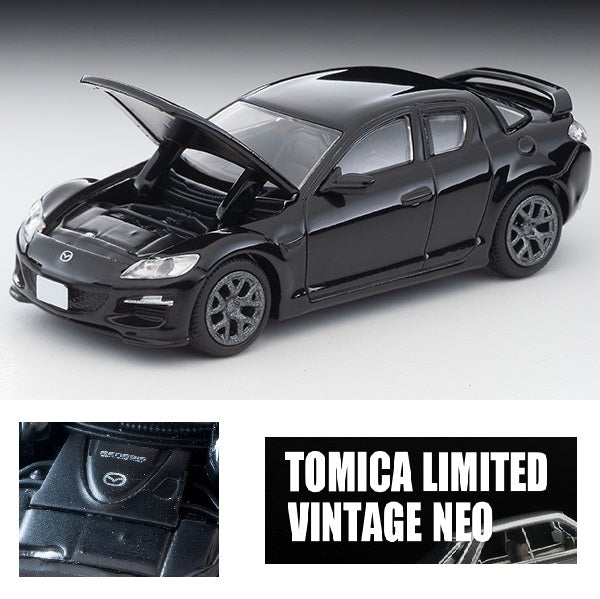 PREORDER TOMYTEC TLVN 1/64 Mazda RX-8 Type RS (Black) 2008 LV-N314c (Approx. Release Date : JAN 2025 subject to manufacturer's final decision)