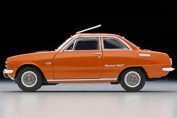 TOMYTEC TLVN 1/64 Isuzu Bellett 1600 GT type R (Orange M) 1973 LV-137c