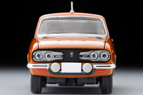 TOMYTEC TLVN 1/64 Isuzu Bellett 1600 GT type R (Orange M) 1973 LV-137c