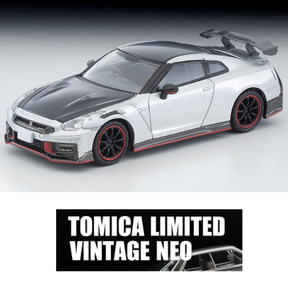 TOMYTEC TLVN 1/64 NISSAN GT-R NISMO Special Edition 2024 SILVER LV-N317c