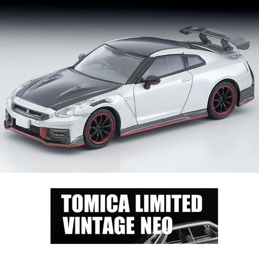 TOMYTEC TLVN 1/64 NISSAN GT-R NISMO Special Edition 2024 SILVER LV-N317c