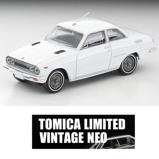 TOMYTEC TLVN 1/64 Isuzu Bellett 1800GT (white) 1970 LV-209a