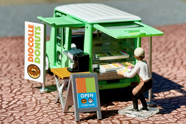 TOMYTEC TLVN 1/64 Diocolle 64 #Car Snap 24a Donut Shop
