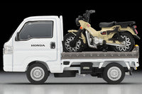 PREORDER TOMYTEC TLVN 1/64 Honda Acty Truck Motorcycle Shop Specification (White) with Honda CT125 Hunter Cub) LV-N330a (Approx. Release Date : JAN 2025 subject to manufacturer's final decision)