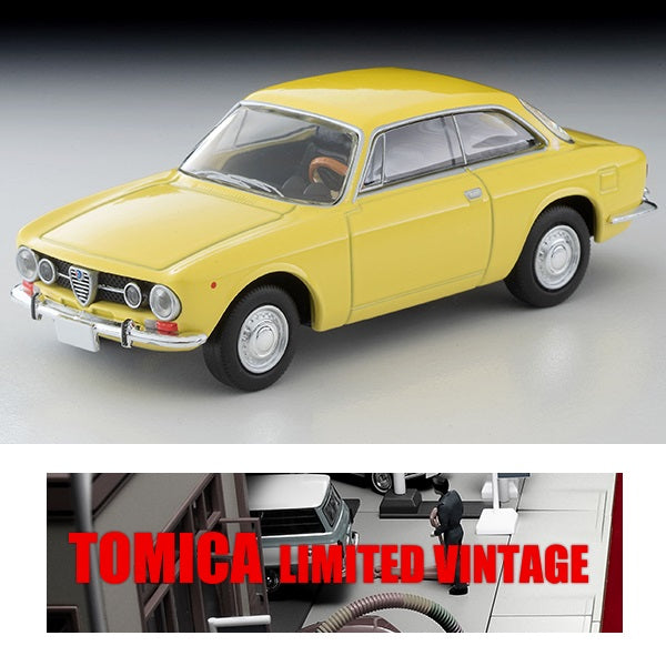 TOMYTEC TLV 1/64 Alfa Romeo 1750GTV (Yellow) LV-155c