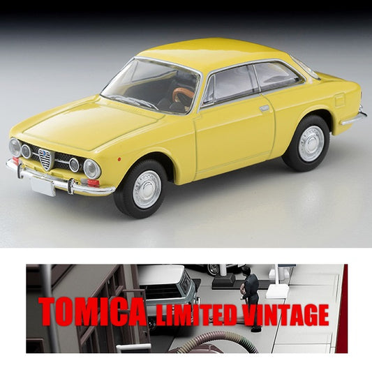 TOMYTEC TLV 1/64 Alfa Romeo 1750GTV (Yellow) LV-155c