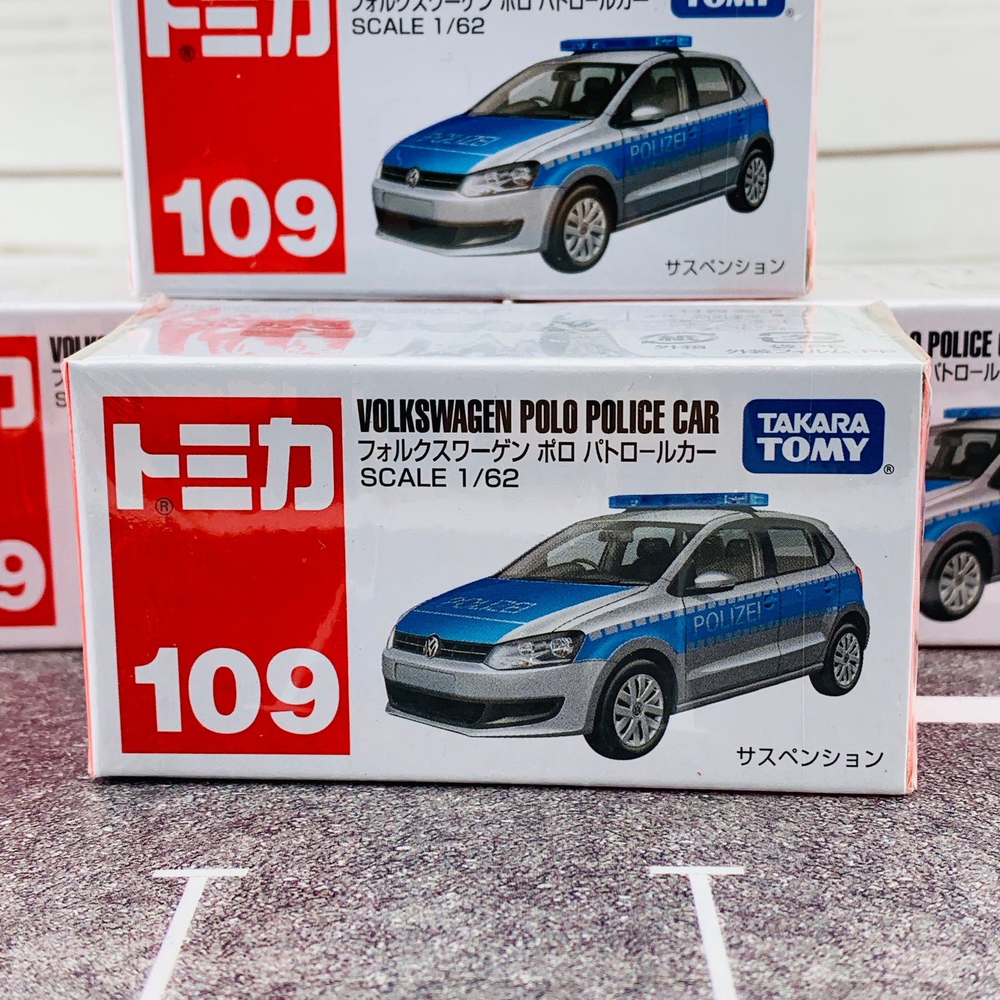 TOMICA 109 VOLKSWAGEN POLO POLICE CAR