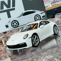 MINI GT 1/64 Porsche 911 (992) Carrera S White RHD MGT00380-R