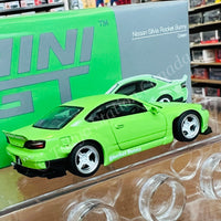 MINI GT 1/64 Nissan Silvia Pandem (S15) Green RHD MGT00500-R