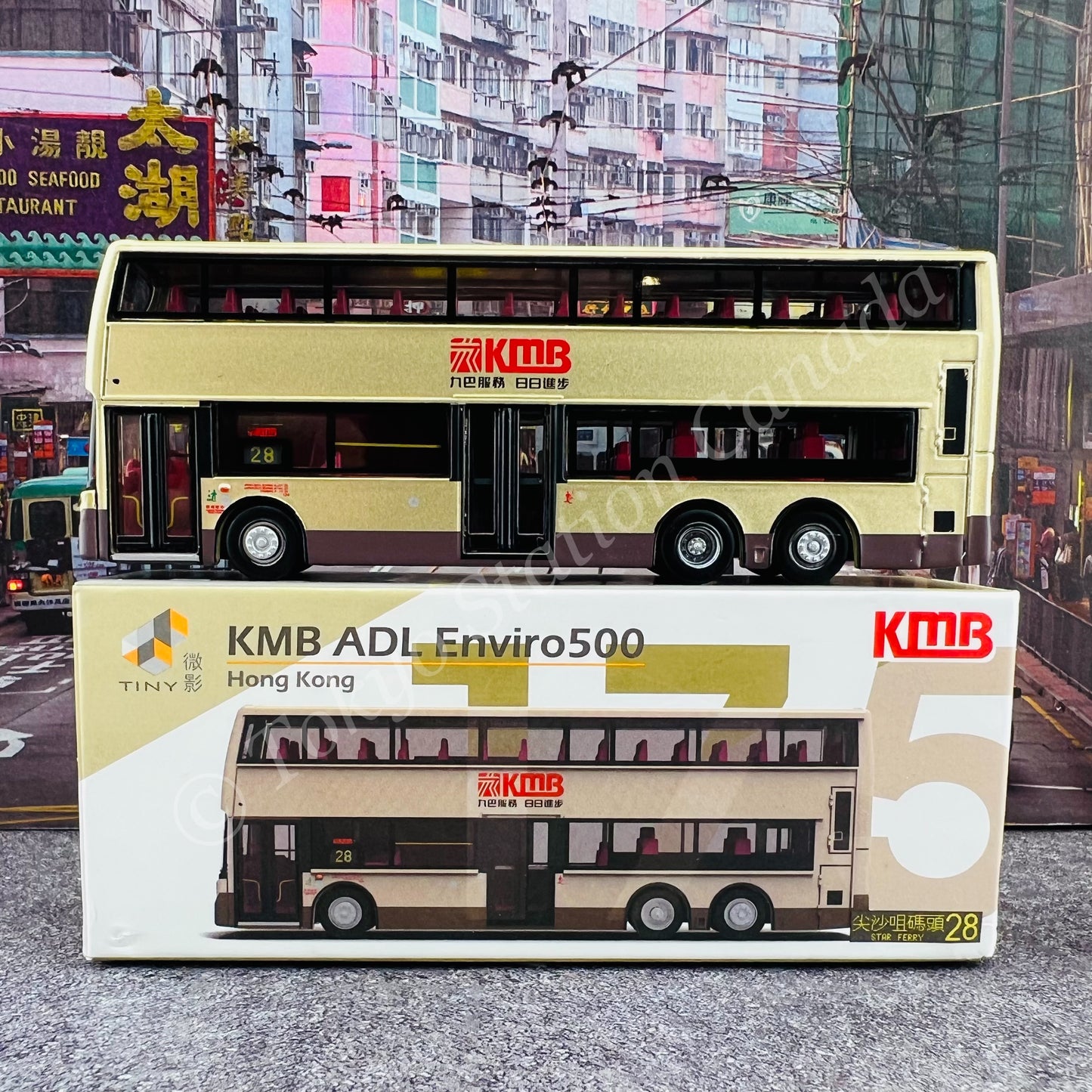 TINY 微影 175 KMB ADL Enviro500 (Star Ferry 28 尖沙咀碼頭) KMB2021079