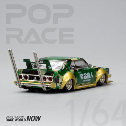 POPRACE x BAPE 1/64 Skyline C210 Bosozoku Style Special Edition PR640009