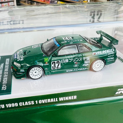 INNO64 1/64 NISSAN SKYLINE GT-R (R34) #32 "PRINCE CHIBA FALKEN"  Super Taikyu 1999 Class 1 Overall Winner IN64-R34-PCFAL
