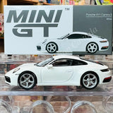 MINI GT 1/64 Porsche 911 (992) Carrera S White RHD MGT00380-R