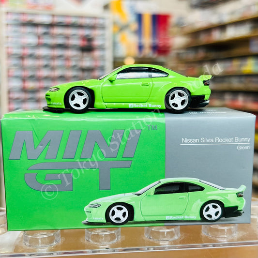 MINI GT 1/64 Nissan Silvia Pandem (S15) Green RHD MGT00500-R