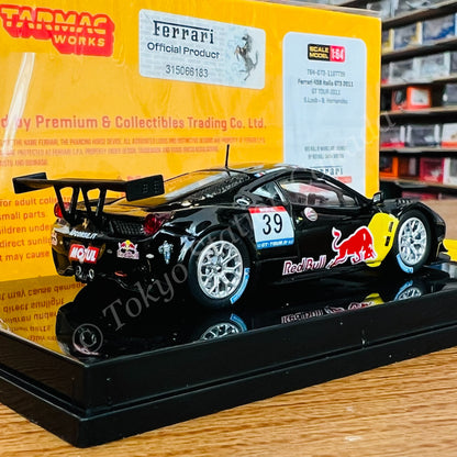 TARMAC WORKS HOBBY64 1/64 Ferrari 458 Italia GT3 GT TOUR 2011 S.Loeb / B. Hernandez T64-073-11GTT39