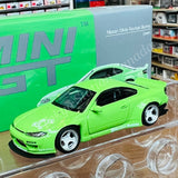 MINI GT 1/64 Nissan Silvia Pandem (S15) Green RHD MGT00500-R
