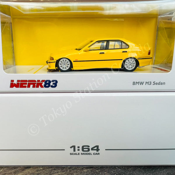 Werk83 WK83-034C BMW M3 (E36) Yellow Scale 1:64 Model Car