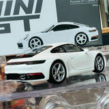 MINI GT 1/64 Porsche 911 (992) Carrera S White RHD MGT00380-R