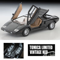 PREORDER TOMYTEC TLVN 1/64 LV-N Lamborghini Countach LP400 (BLACK) (Approx. Release Date : JULY 2025 subject to manufacturer's final decision)