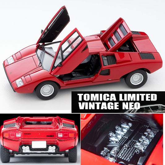 TOMYTEC TLVN 1/64 LV-N Lamborghini Countach LP400 Red