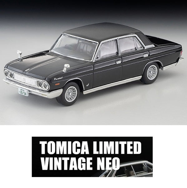 PREORDER TOMYTEC TLVN 1/64 LV Seibu Keisatsu 27 Nissan President (black) (Approx. Release Date : July 2024 subject to manufacturer's final decision)