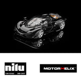 PREORDER Motorhelix 1/64 NILU - BLACK WATER-PARK BLACK M67003 (Approx. Release Date: Q3 2026 and subject to the manufacturer's final decision)