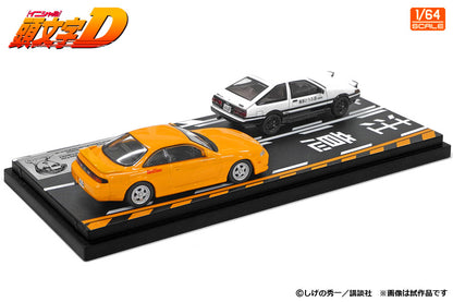 MODELER'S 1/64 Initial D Set Vol.19 Kenta Nakamura Silvia (S14) & Takumi Fujiwara Trueno (AE86) MD64219