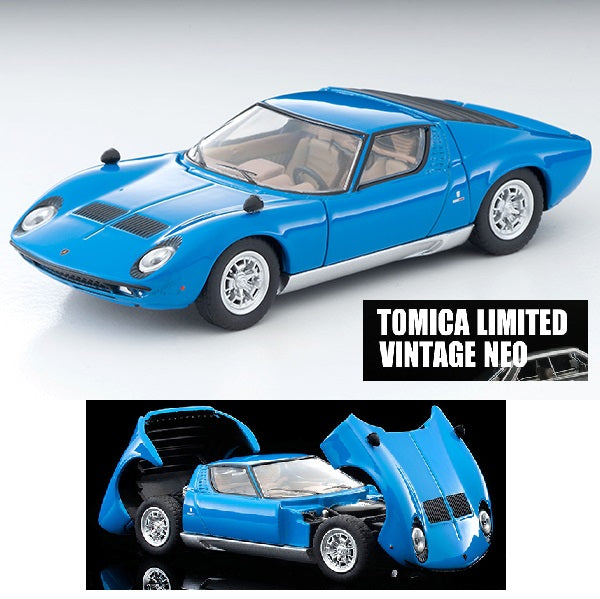 TOMYTEC TLVN 1/64 LV Lamborghini Miura P400 (Blue)