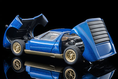 TOMYTEC TLVN 1/64 LV Lamborghini Miura SV (Metallic Blue)