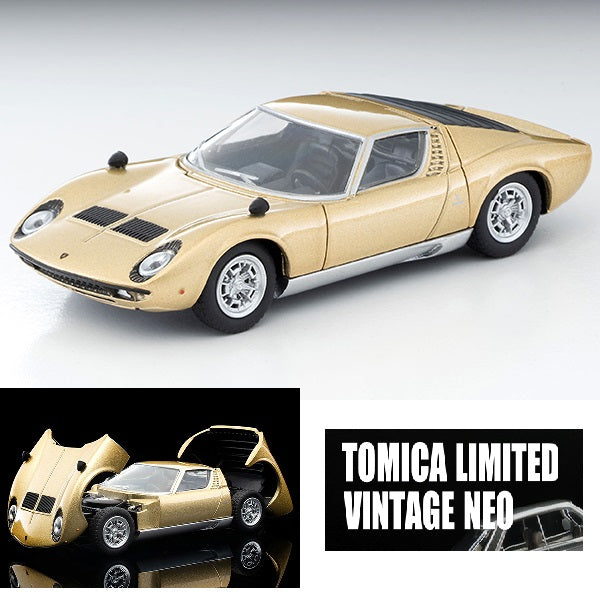 TOMYTEC TLVN 1/64 LV Lamborghini Miura S Gold