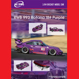 PREORDER MODELMODEL64 1/64 RWB 993 Rotana #18 MM64-RWB993-001 (Approx. Release Date: Q4 2025 and subject to the manufacturer's final decision)