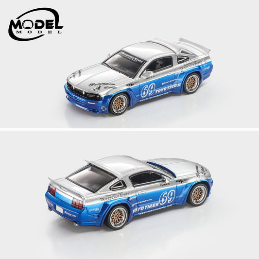 PREORDER MODELMODEL 1/64 Pandem Mustang Moontech Blue (Blister Pack) MM64-PM-009 (Approx. Release Date: Q4 2026 and subject to the manufacturer's final decision)
