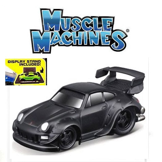 Muscle Machines 1/64 RWB 993(911) Black 15583BO